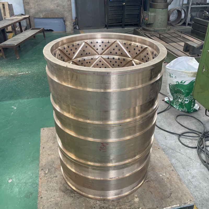 Can graphite copper bushing be used in tip rolling machines?